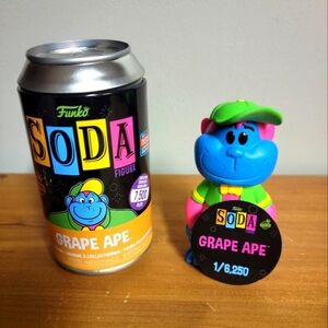 Funko Soda Grape Ape Figure with Can blacklight